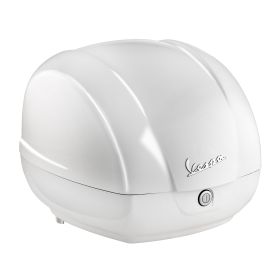 Vespa GTS PIAGGIO FMS 36 Liter Glänzende Weiße Topcase B04