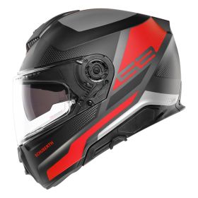 Casque intégral SCHUBERTH S3 Daytona Noir Anthracite Rouge