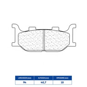 Plaquettes de frein avant CL BRAKES 2546C60 Racing paire