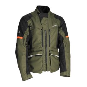 ACERBIS Dual Road wasserdichte Jacke Polyester genehmigt x-rover Grün/Orange