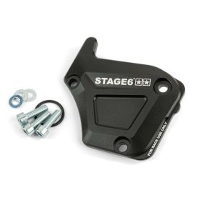 Coperchio pompa olio STAGE6 alu nero DERBI