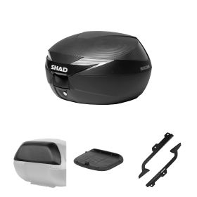 Kit top case SHAD SH39 aspect carbone pour TRIUMPH Speed 400