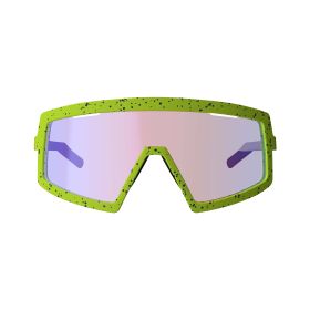 LEATT MadViz One Iriz Cryztal Sonnenbrille Gelb Fuchsia Linse 41%