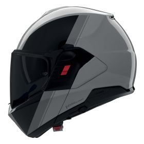 Casque modulable réversible NOLAN N120-1 Verniciatura Speciale 355 gris noir