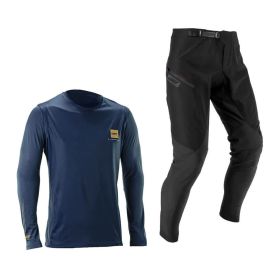 LEATT Gravity 1.0 Enduro MTB-Anzug Galaxy Blau mit bluesign Stoffen und DWR