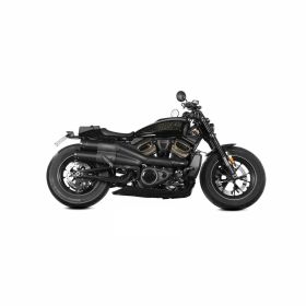 MIVV Hr-1 Noir Silencieux Double avec Embout en Carbone pour HARLEY DAVIDSON Sportster S
