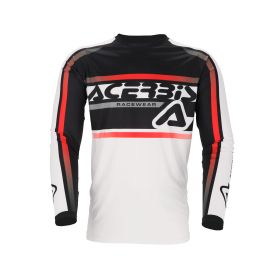 ACERBIS Off Road MX Polyester-Trikot Weiß/Schwarz
