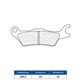 CL BRAKES 1258XBK5 Bremsbeläge Paar gesinterte Verbindung für SUZUKI