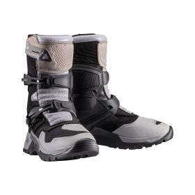 Stivali moto LEATT ADV X-Flow 7.5 Short nero grigio chiusura SideLock