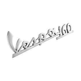 Targhetta PREMIUM QUALITAT Vespa 160 scudo anteriore