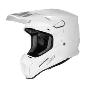 Casco Motocross JUST1 J22-F SOLID bianco lucido