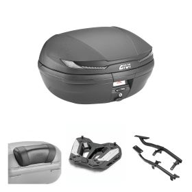 Kit bauletto GIVI V45 ARENA TECH nero fumè 45L per ZONTES 703F ADVENTURE