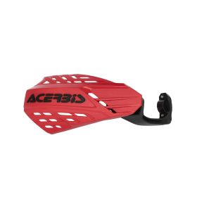 ACERBIS Garde-mains ouverts ventilés Rouge/Noir Linéaire