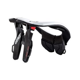 Protezione collo moto LEATT 3.5 bianco nero certificazione CE