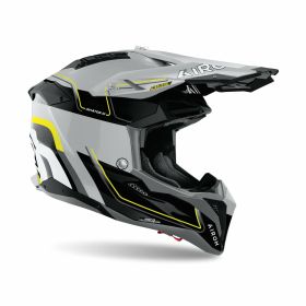 AIROH AVIATOR 3 LEADER Glänzende Gelbe Cross-Helm