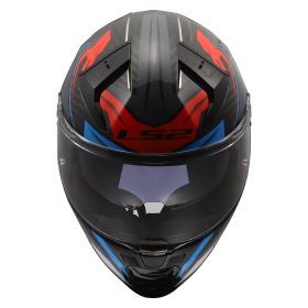 Casco integrale LS2 FF811 VECTOR II SAVAGE bianco blu rosso