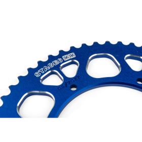 Corona 53 denti Stage6 Blu per aprilia sx 50