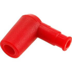 Pipetta candela ARIETE rosso silicone 90°