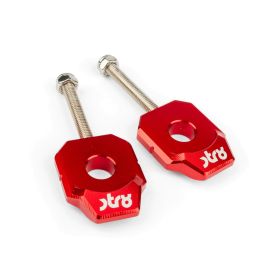 STR8 chain tensioner pair red DERBI 12mm