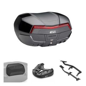 GIVI V58 MAXIA 5 Topcase kit black red for HONDA CB 1300 / S