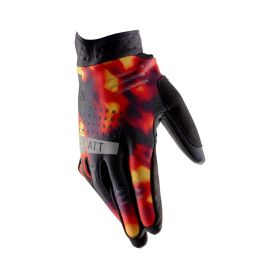 LEATT 2.0 SubZero Winter MTB Gloves red heatmap neoprene 3mm MicronGrip