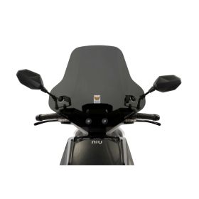 ISOTTA Pare-brise Fumé Sombre 550x430mm pour NIU fqi 500