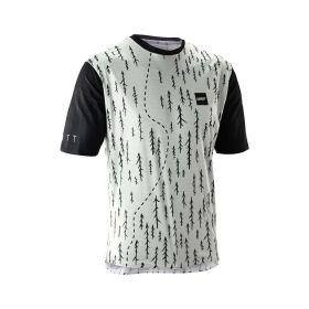 Maglia MTB LEATT Trail 3.0 bianco ventilazione X-Flow antibatterica riflettente