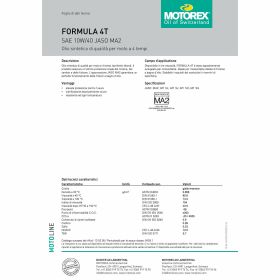 MOTOREX FORMULA 4T 10W/40 JASO MA 2 Motoröl 4L Kanister