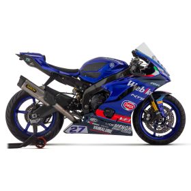 ARROW Vollauspuffwettbewerb evo von der FIM für Yamaha YZF R6 genehmigt