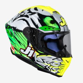 Casco Integrale JUST1 J-GPR BASSANI REPLICA giallo fluo/verde/carbon