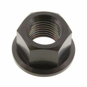 JMP M10x1 schwarze Titan-Kronenbefestigungsmuttern