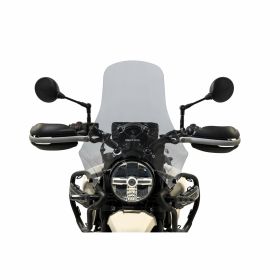 Cupolino Alto ISOTTA Fumè chiaro 520x480mm attacchi inclusi per ROYAL ENFIELD himalayan