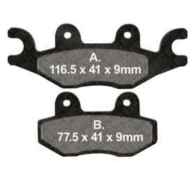 Pastiglie freno EBC SFA484 per TGB X-MOTION