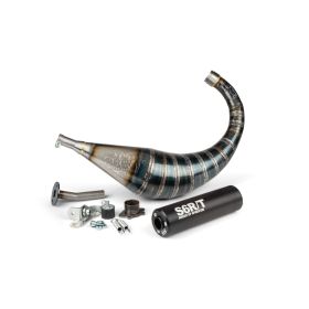 Échappement complet Stage6 R/T 70-80cc noir Derbi