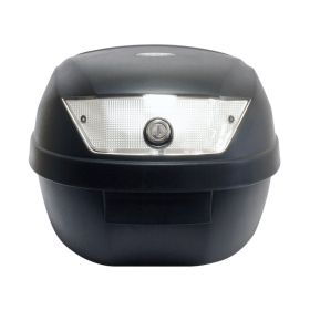 S-Line Matte Black Top Case 28 Liters with Universal Plate