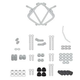 Portavaligie laterali KAPPA PL ONE-FIT Monokey per ZONTES 703 F
