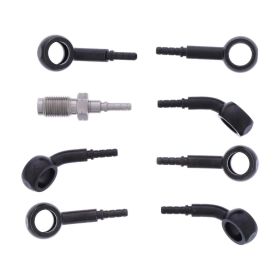 JMP 4 Bremschschlauchkit HBF-0619-V-MBK Schwarzstahl für BMW R 1100