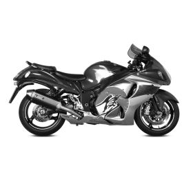 MIVV Speed Edge Black Slip-on Dualauspuff genehmigt für SUZUKI GSX-R 1300 Hayabusa