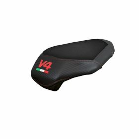 Seat cover Argenta Pass specific BL with logo for DUCATI panigale v4