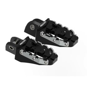 ISOTTA schwarzes Enduro-Fußrasten-Kit für BMW