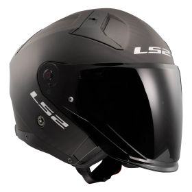 Casco Jet LS2 OF603 INFINITY II CARBON Solid Opaco