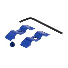 PRO-BOLT 9mm Double Aluminum Blue Brake Pipe Support