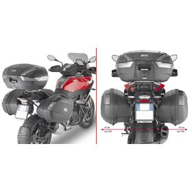 GIVI PLX5137 Seitengepäckträger für Monokey-Seiten BMW F 900 XR