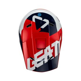 Frontino casco moto LEATT rosso royal/nero per casco 2.5 taglia M-XXL