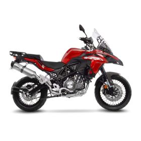 Marmitta slip-on LeoVince LV One Evo acciaio inox per BENELLI TRK 502 X