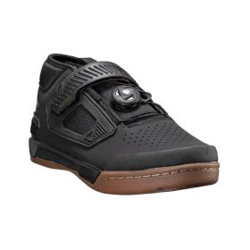 LEATT ProClip 4.0 MTB Shoes black with robust upper and RideGrip sole