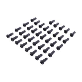 JMP 36 Schwarzes Aluminium Hinterradnippel-Kit