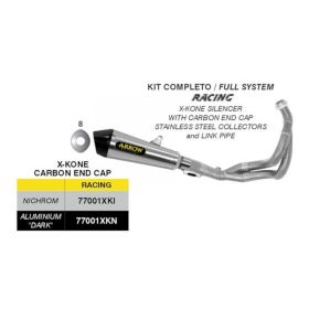ARROW X-Kone complete racing exhaust nichrom for Kawasaki VERSYS 650