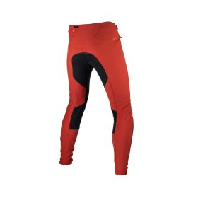 Pantalons de VTT LEATT Gravity 4.0 pour femmes Lava Red légers et respirants 500D YKK