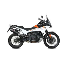 MIVV Oval Slip-on Exhaust approved in carbon for KTM 790 Adventure/R 2025
